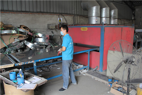 不銹鋼平板磨砂機